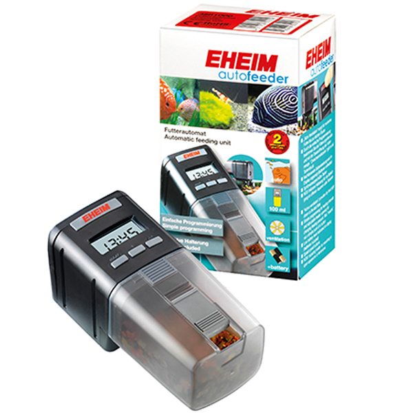Comedero automático programable Eheim Everyday con su caja
