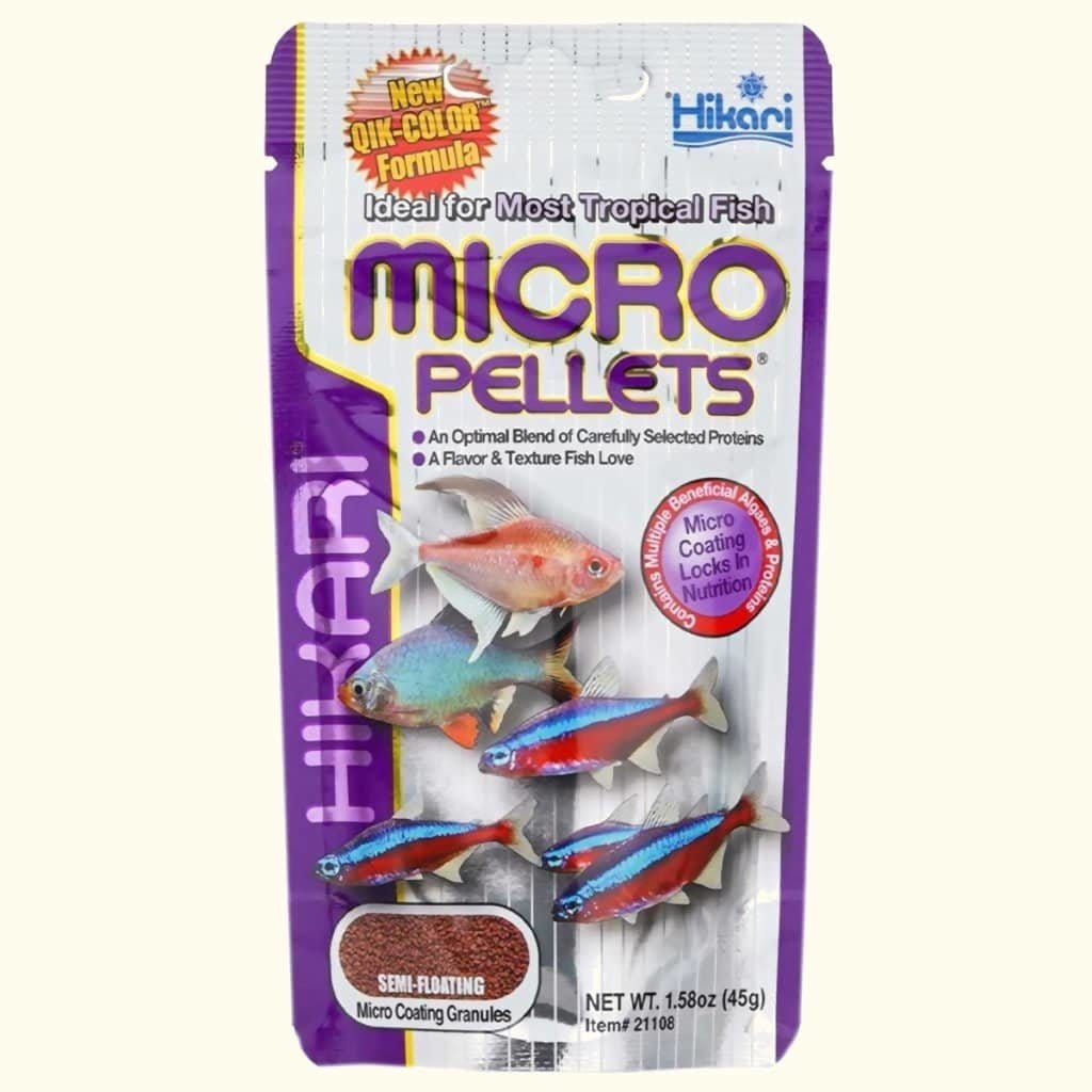 Pack de comida para peces semiflotante Hikari Tropical Micro Pellets