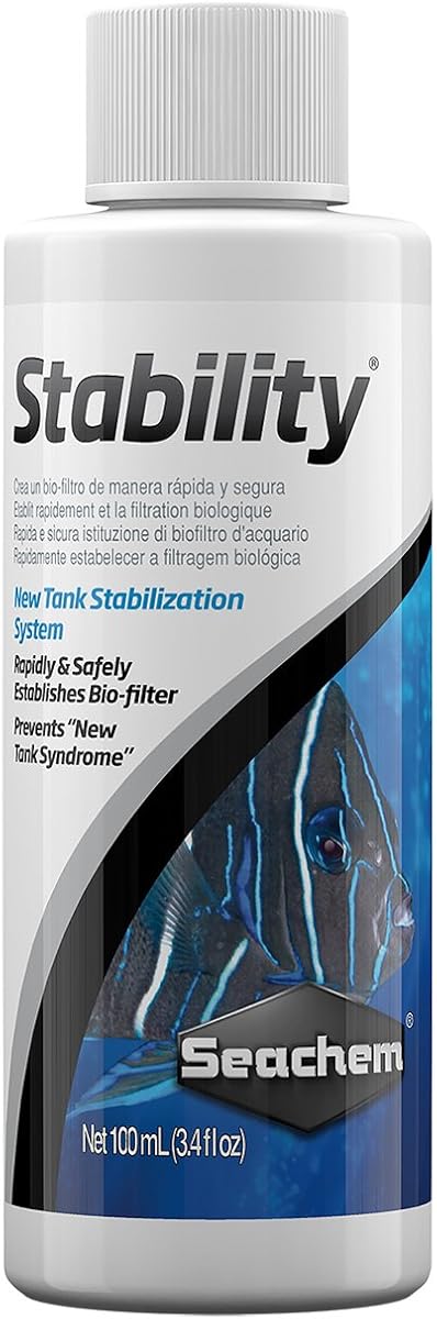 Seachem Stability 100 mL de bacterias nitrificantes embotelladas para acuarios